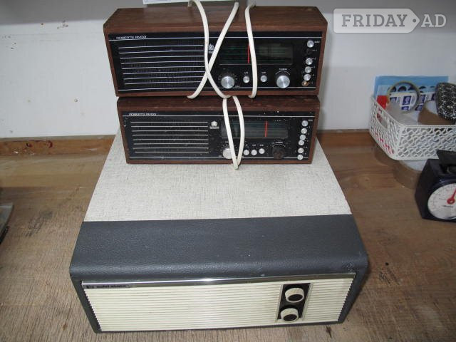 RECORD PLAYER AND TWO ROBERTS RADIOS FOR SALE in Hastings
