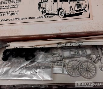 WHITE METAL KIT DENNIS F12 FIRE APPLIANCE NEW