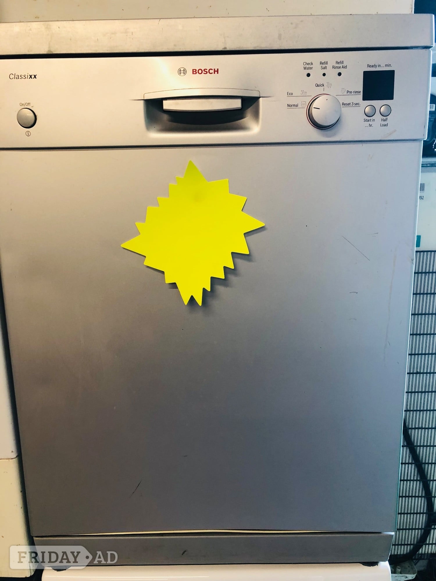 Bosch silver colour full size dishwasher in great condition  in Coventry