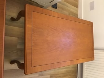 Teak coffee table
