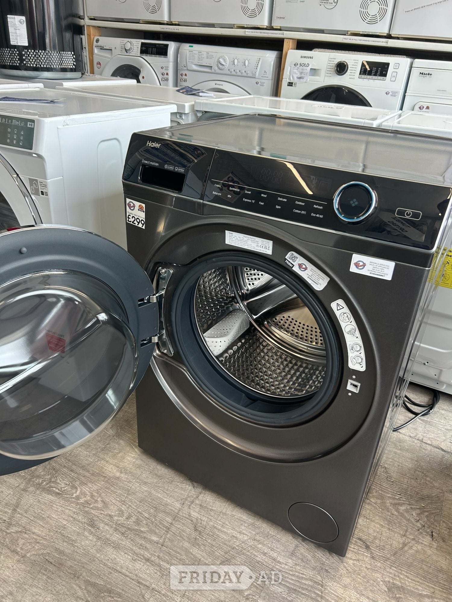 HAIER 10KG WASHING MACHINE