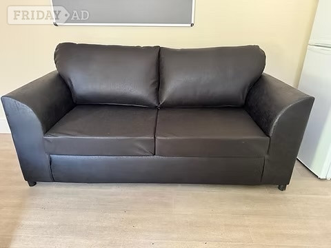 Rotherham BYRON 3+3 FIXED BACK ALL IN NEVADA BLACK