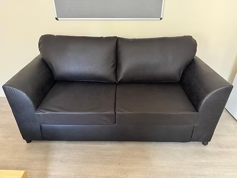 BYRON 3+3 FIXED BACK ALL IN NEVADA BLACK - Furniture in Rotherham