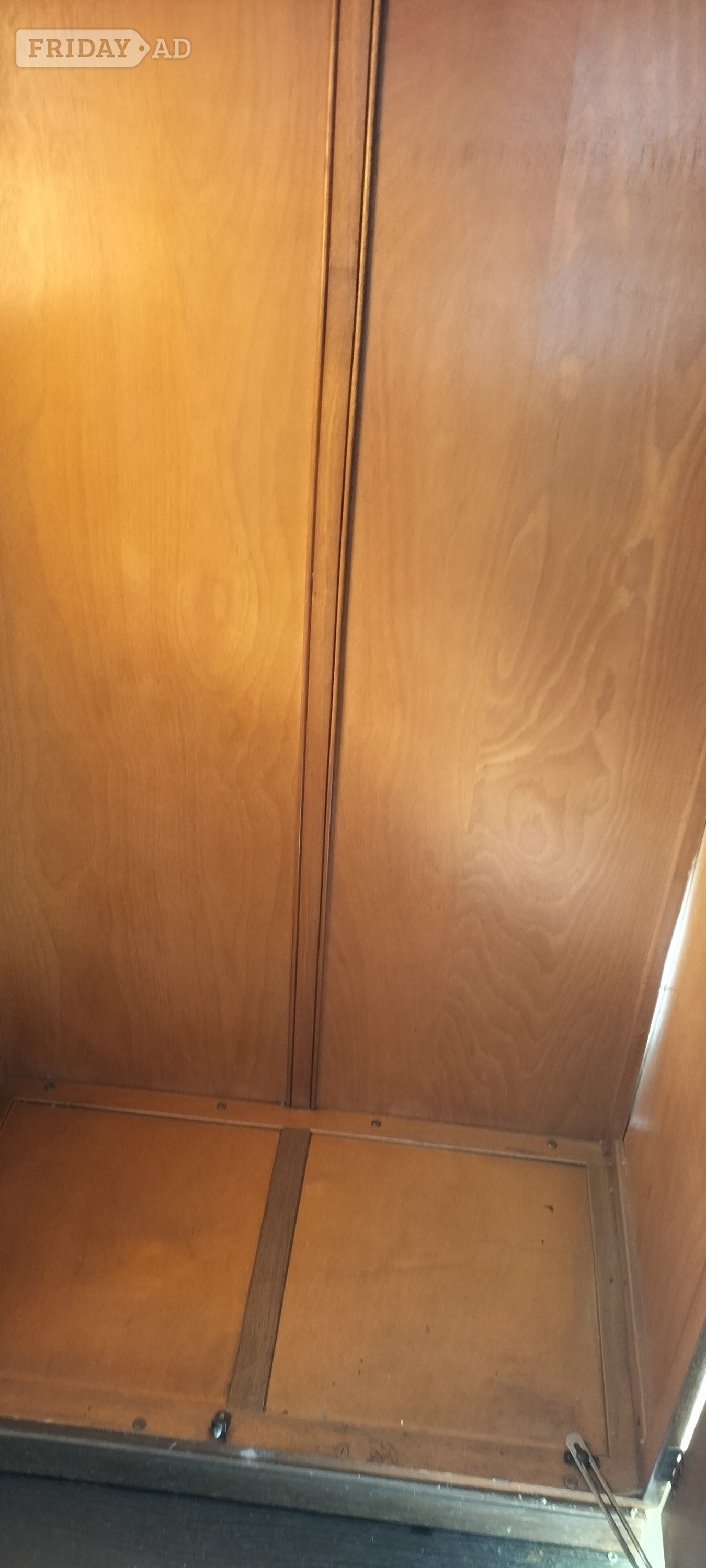 Antique solid wood wardrobe