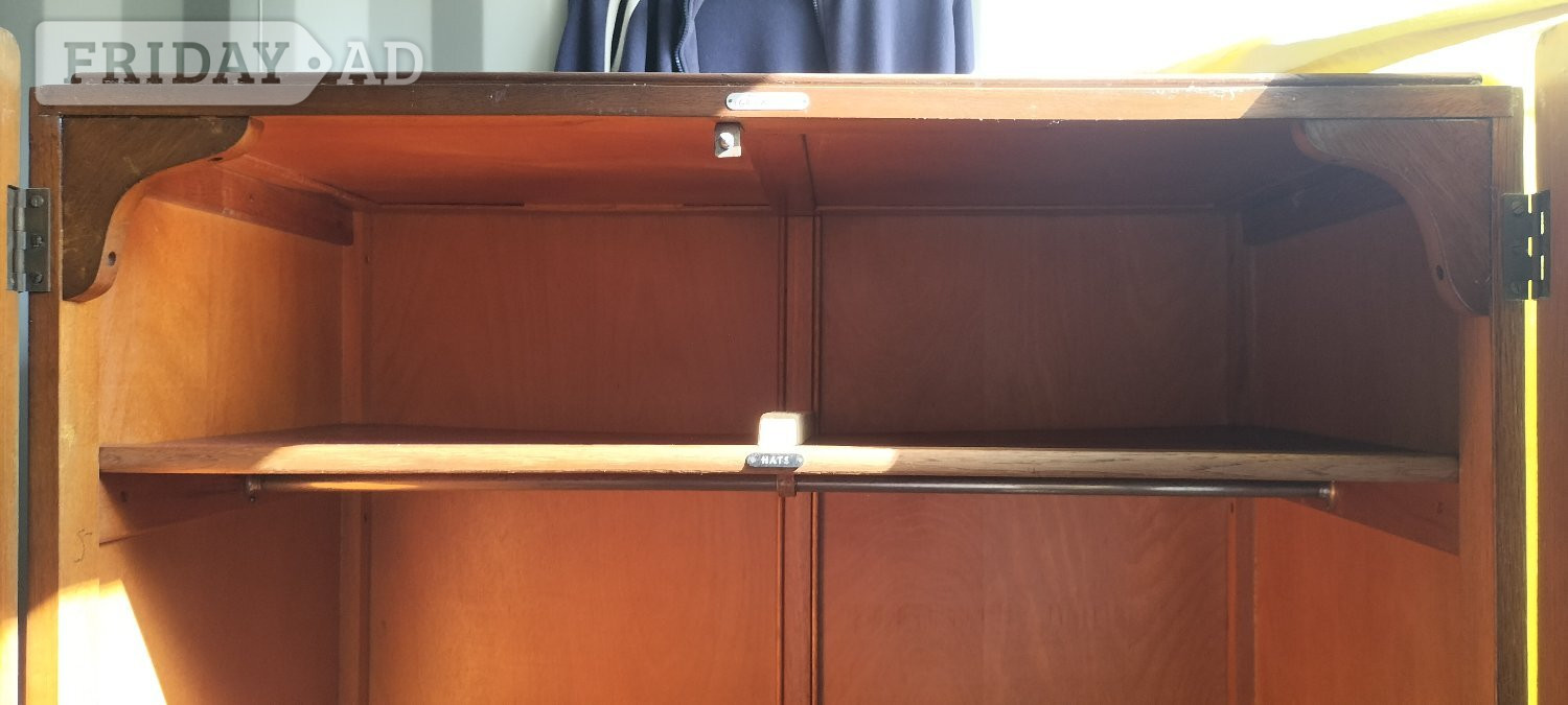 Antique solid wood wardrobe - Furniture