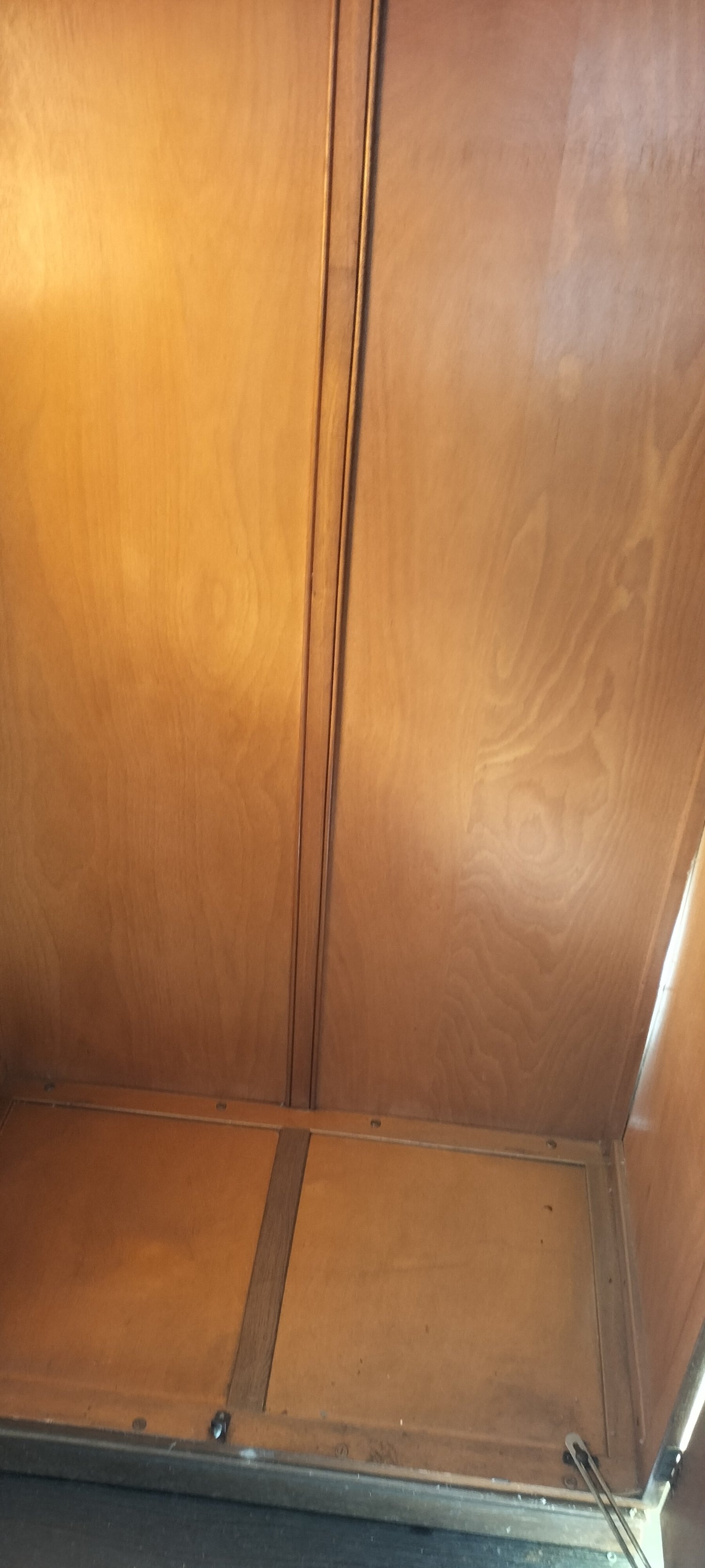 Antique solid wood wardrobe