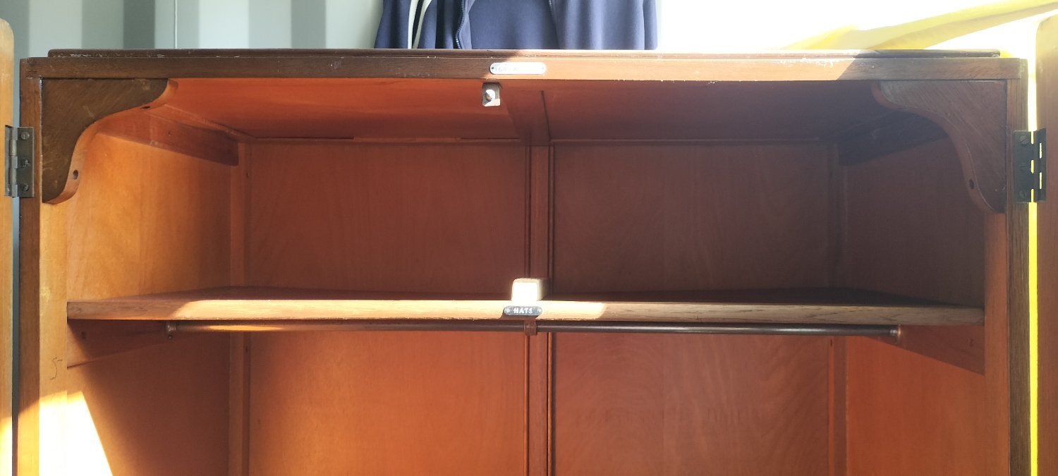 Antique solid wood wardrobe - Furniture