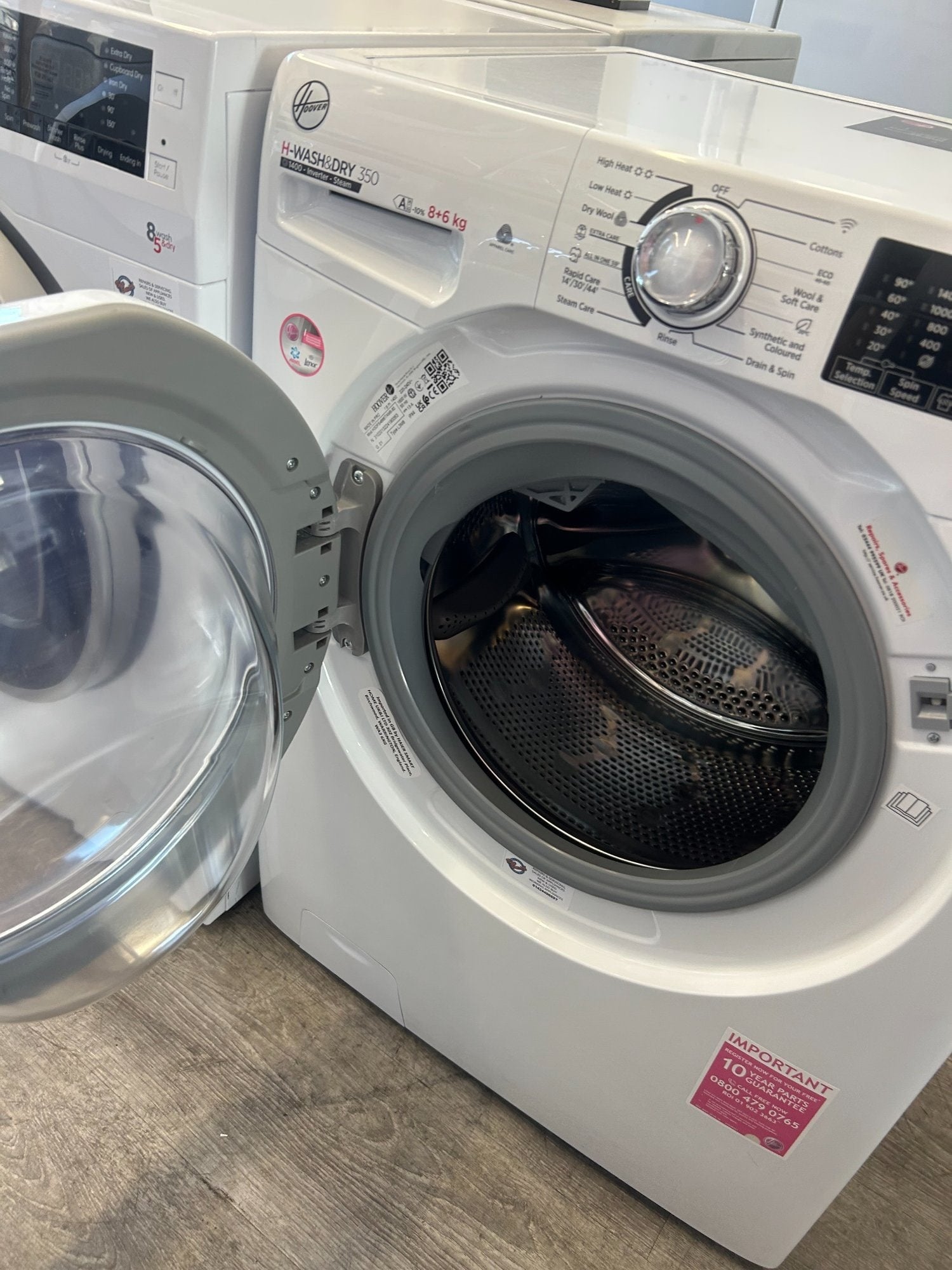 HOOVER 8+6KG WASHER DRYER