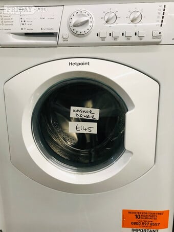Hotpoint 7+5 kg load washer dryer 