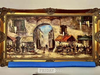 Oil Painting by Jorge Aguila Agon  117 cm x 66 cm inc. frame
