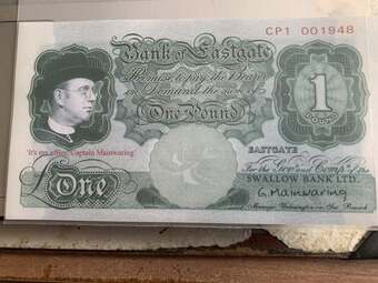 Dads Army Novelty Pound Note