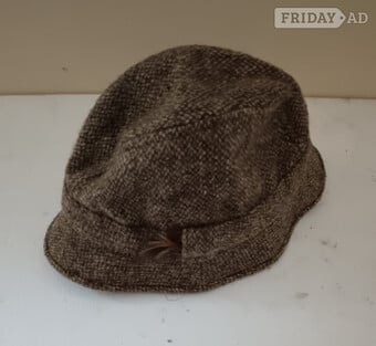 Harris Tweed Vintage Hat and Donegal Tweed Vintage Cap