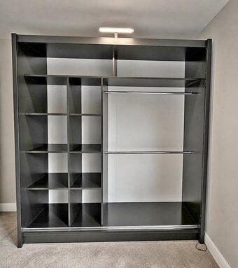 IKEA 203cm Wardrobe With 2 Sliding Doors For Sale 