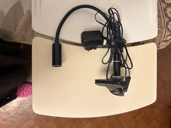 Clip on lamp