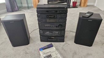 Sony Hi-Fi Stacking System - Black