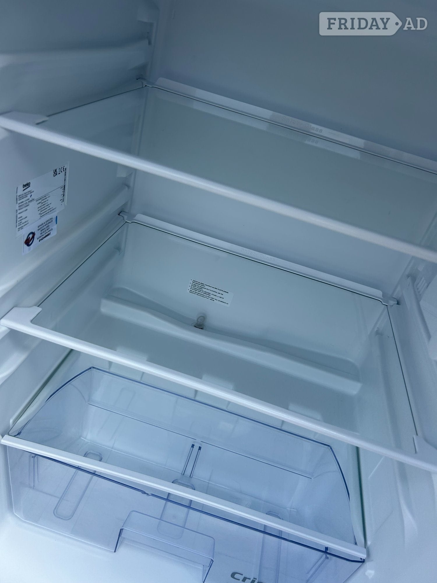 St. Leonards-On-Sea BEKO SILVER FRIDGE