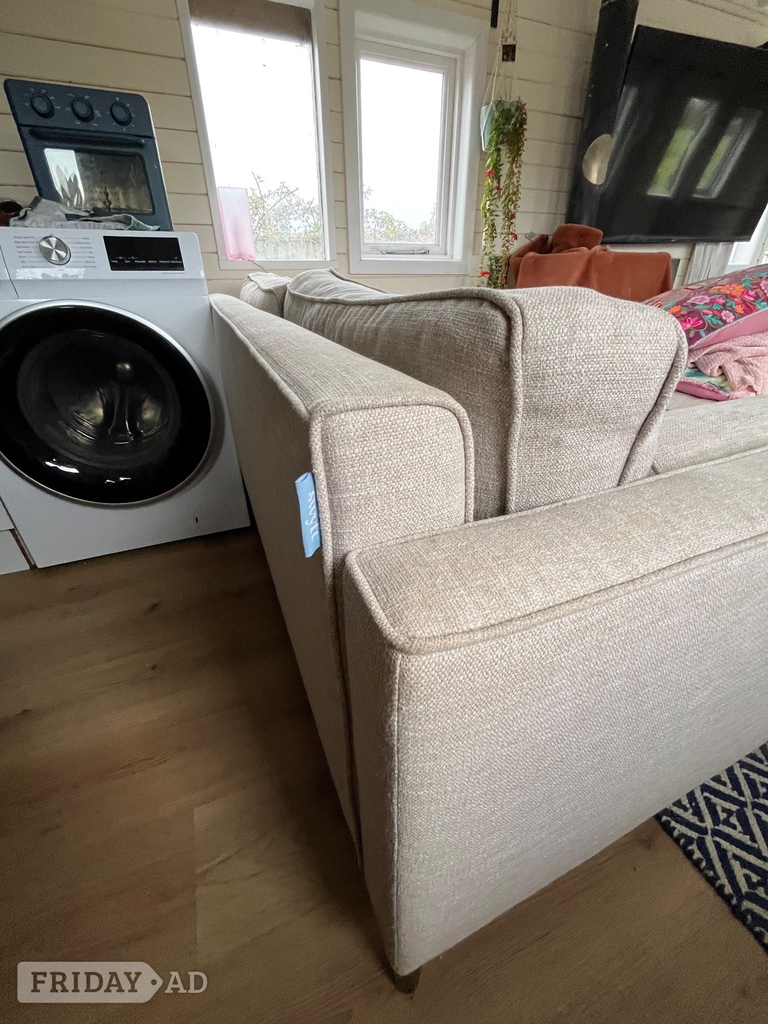 Worthing Swyft Sofa model 2 and ottoman. 2-3 seater