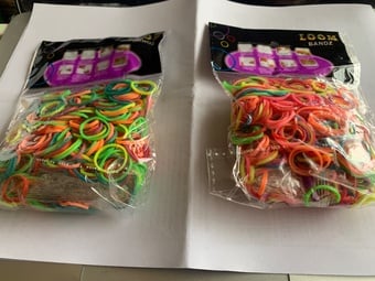 2x bags of Loom Bands