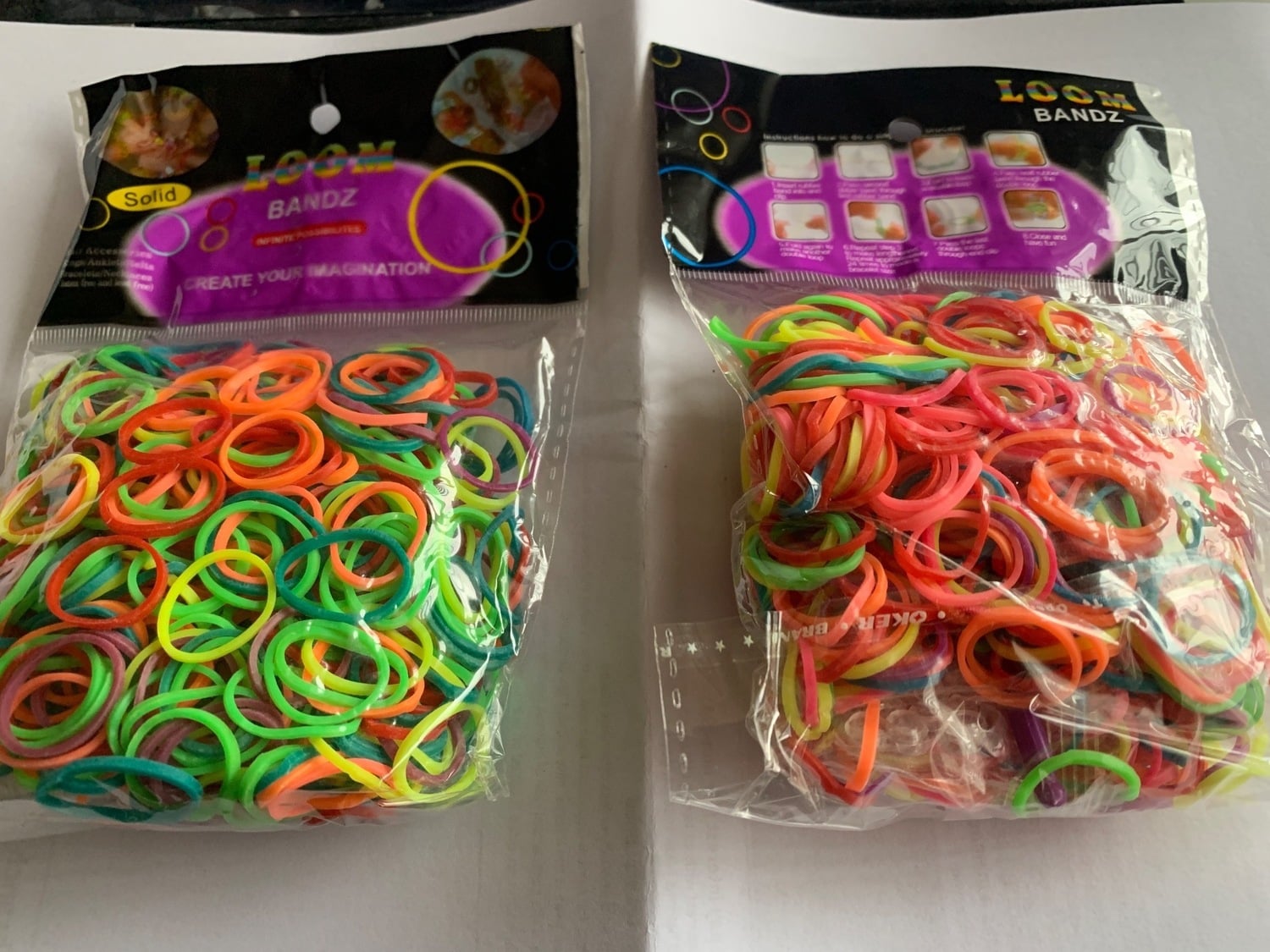 2x bags of Loom Bands