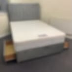 DOUBLE - MEMORY CONCEPTS MATTRESS WITH DIVAN BASE 2 DRAWERS