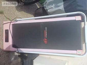 Pink running machine easy store