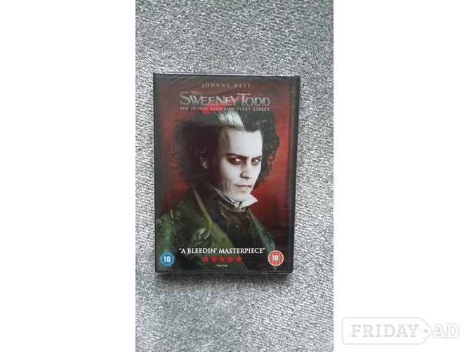 Brand new in packet Sweeney Todd DVD in Shoreham-By-Sea