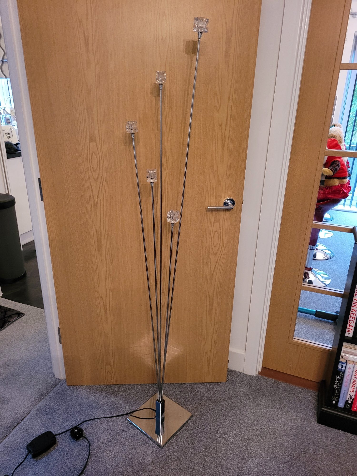 FLOOR UPLIGHTER (CUBE/CHROME) WITH DIMMER FUNCTION - Lighting