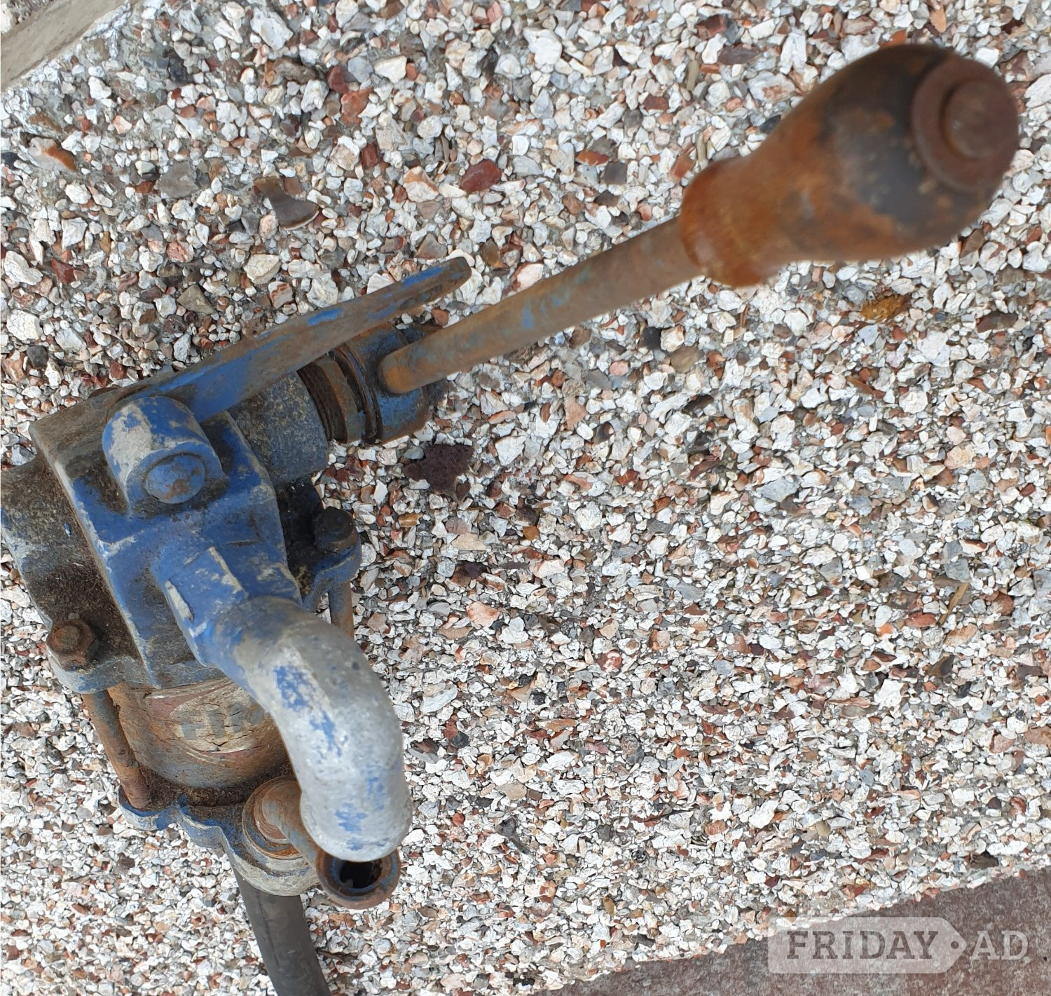 VINTAGE GARAGE FINA OIL PUMP / DISPENSER.  - Antiques & Collectables in Blackpool