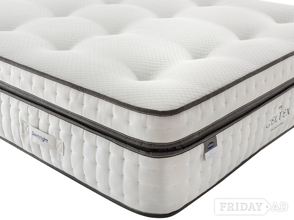 NEW SILENTNIGHT GELTEX  PILLOWTOP MIRAPOCKET 2000 DOUBLE MATTRESS in Warwick