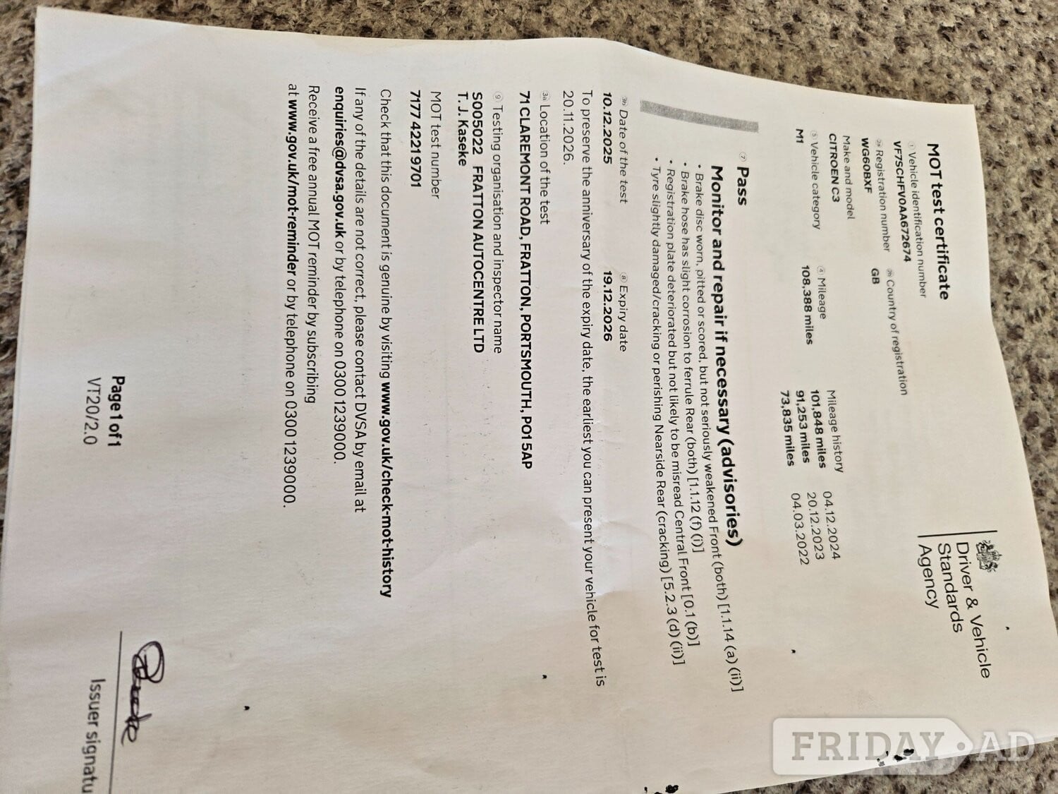 Citroen C3 manual  in Portsmouth