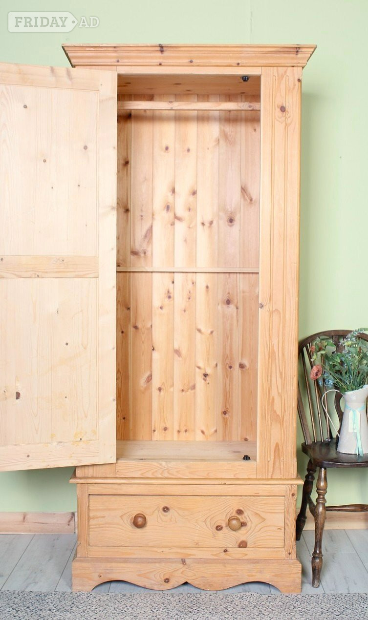 Delivery Options - Waxed Cottage Pine Farmhouse Wardrobe