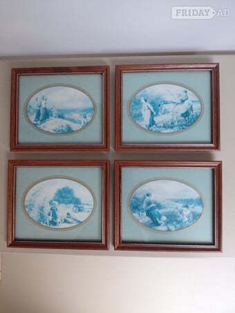 Four wooden Picture Frames