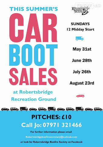 Robertsbridge Bonfire Society Boot Sale