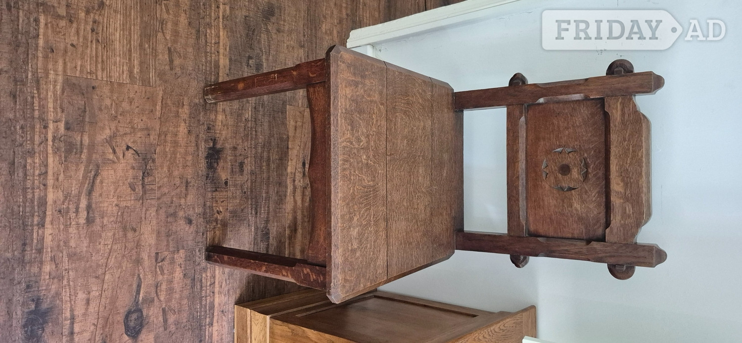 Wooden chairs x 2