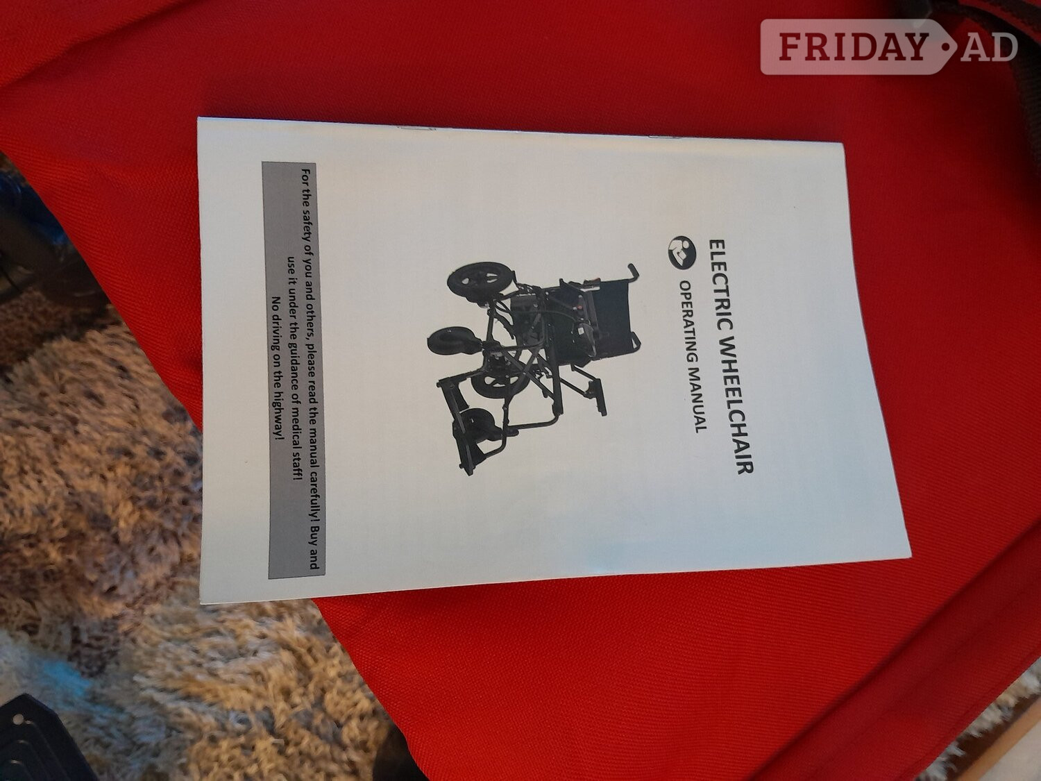Electric powered wheelchair.in pristine condition hardly used. in Rossendale