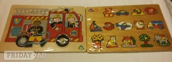 Baby wood puzzles