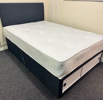 SUPER TUFT ORTHOPEDIC DIVAN BASE AND 10/11 INCH MATTRESS - 4 Foot