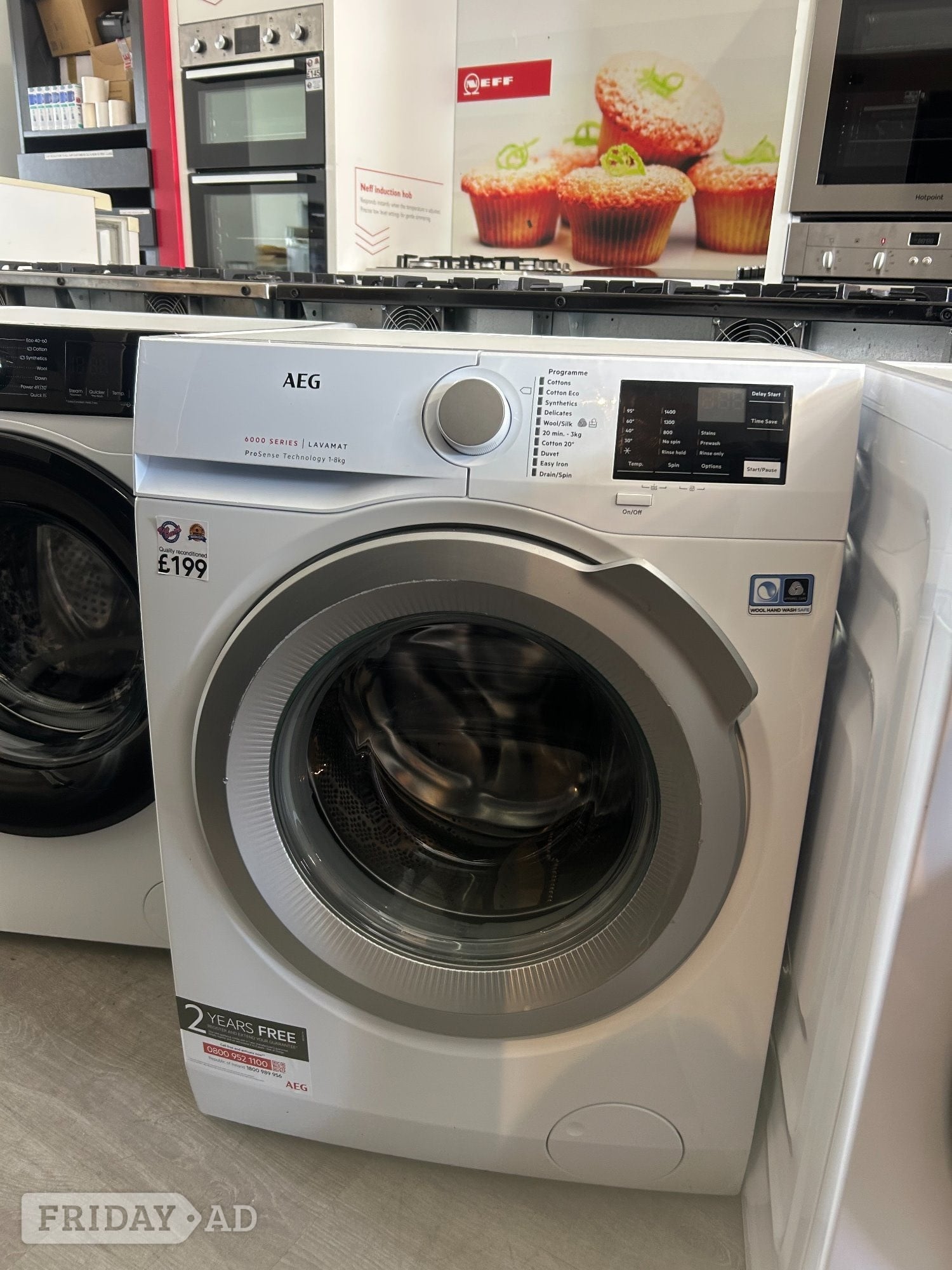 AEG 8KG WASHING MACHINE in St. Leonards-On-Sea