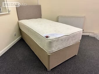 ROYAL 11 INCH FIRM ORTHOPAEDIC MATTRESS DIVAN AND HB - SINGLE