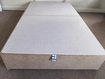 DOUBLE DIVAN BASE - NONE STORAGE