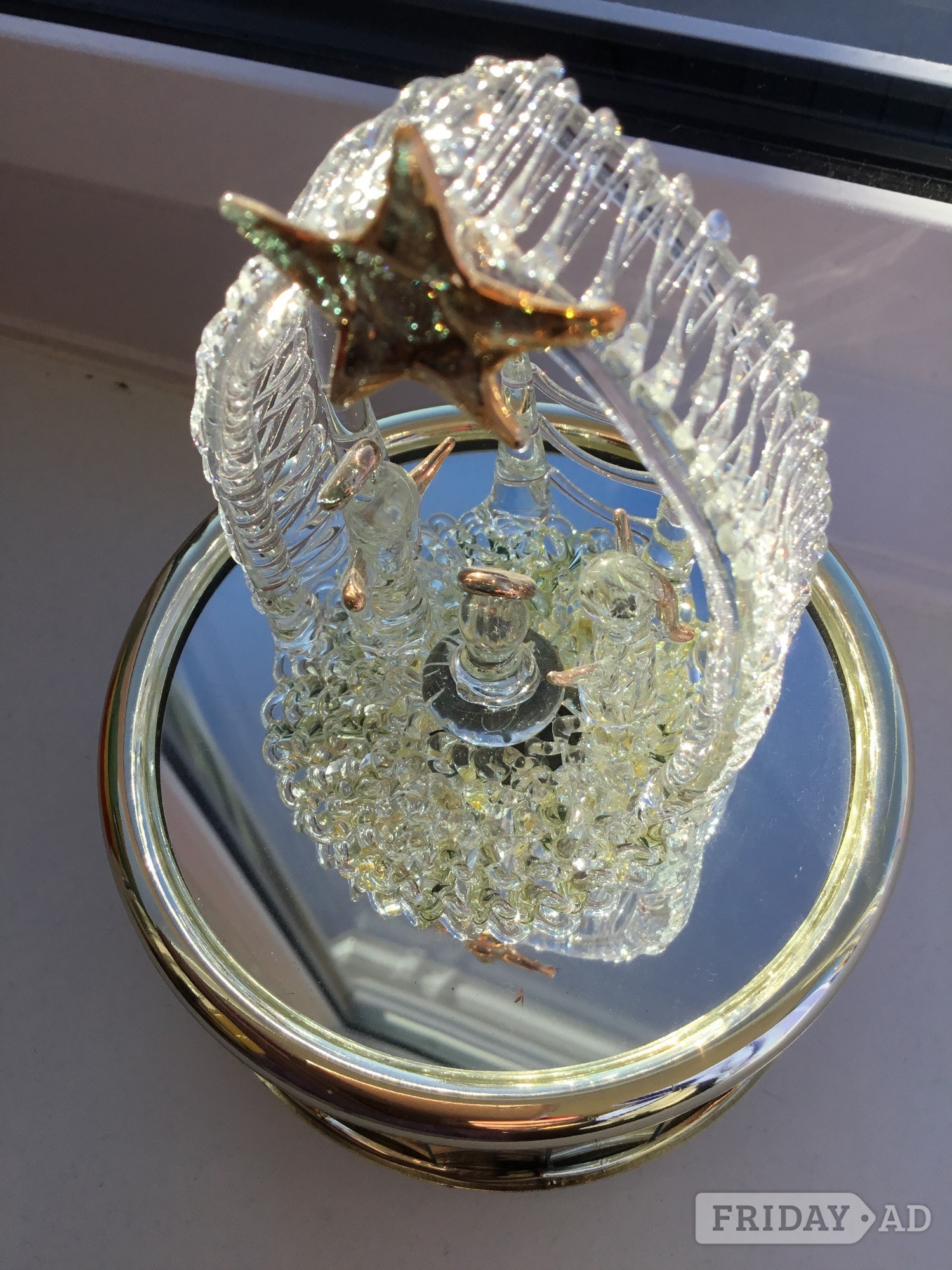 Llantwit Major Musical rotating glass nativity