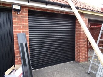 EuroGlide powered Roller Garage door fit 7`6" opening
