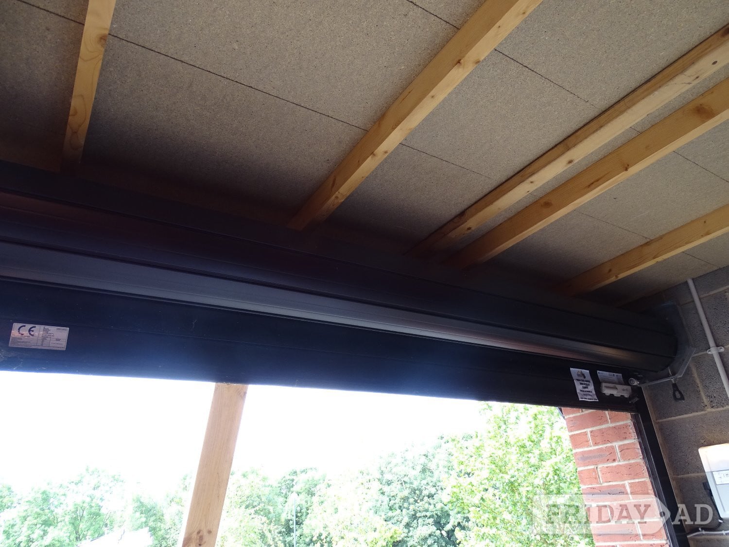 Whitby EuroGlide powered Roller Garage door fit 7`6" opening