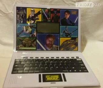 Star Wars learning toy laptop