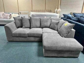Corner Sofa ~~ Jumbo L Shape 4 Seater Corner Sofa For Sale 