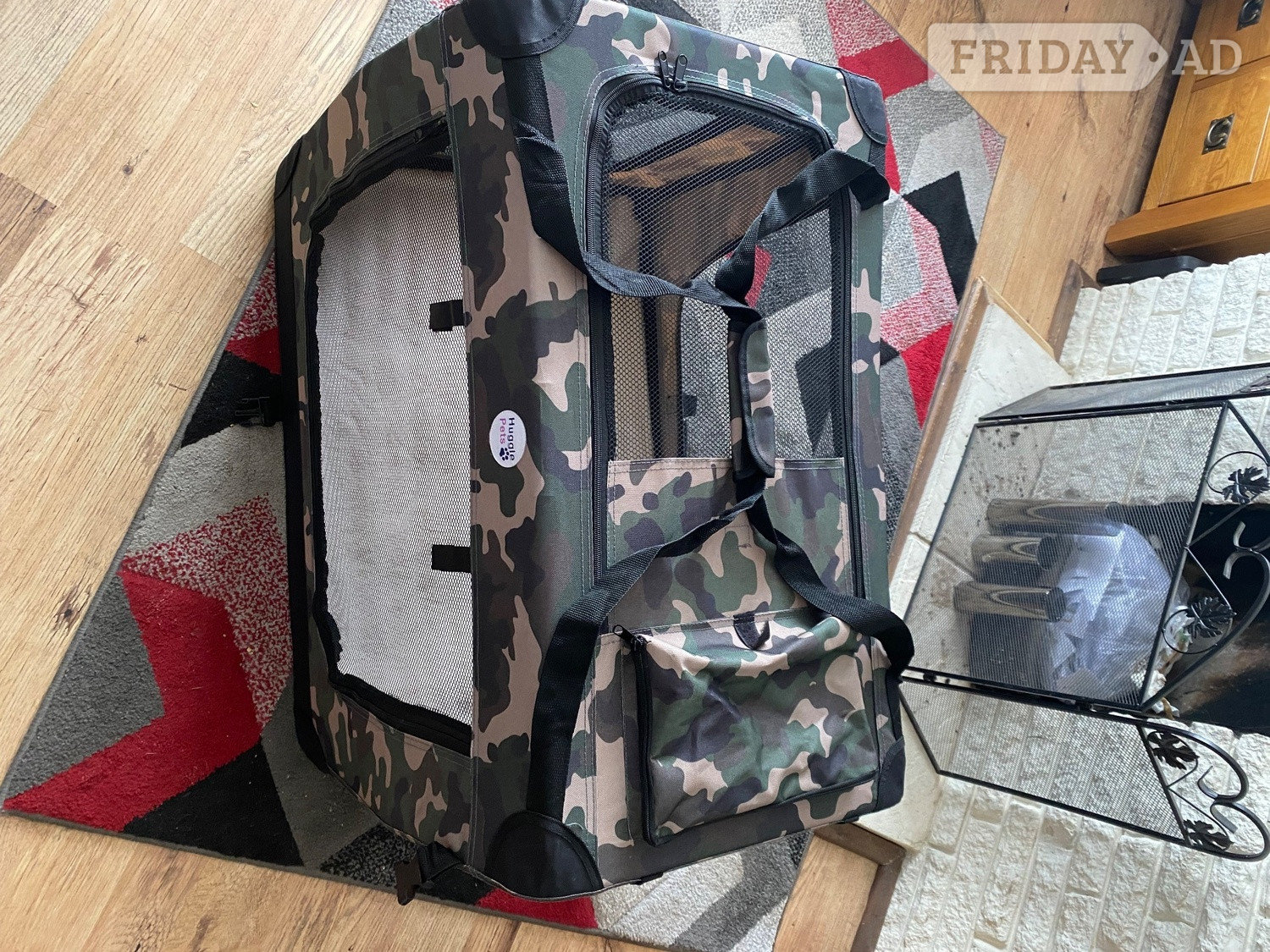 Fabric pet crate