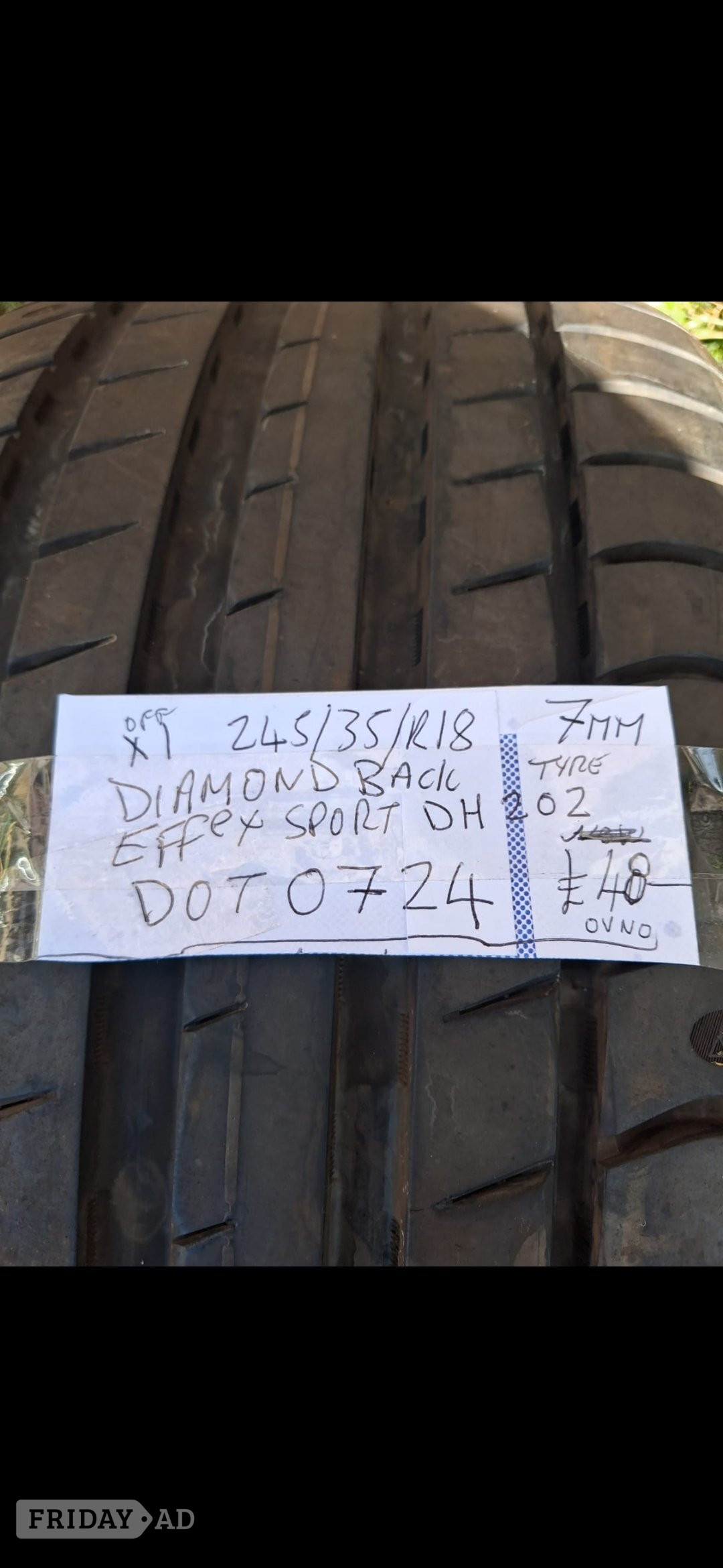 Diamond Back Effex Sport tyre in Brighton