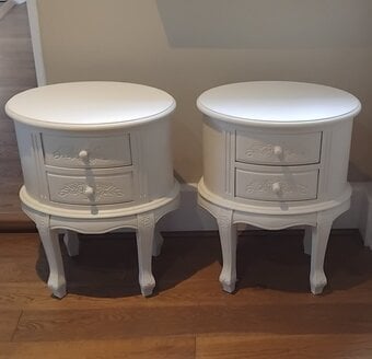 Pair Bedside Cabinets, VGC