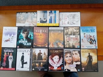 A Variety of 15 Classic Dvd's, used but in As New Condition. 