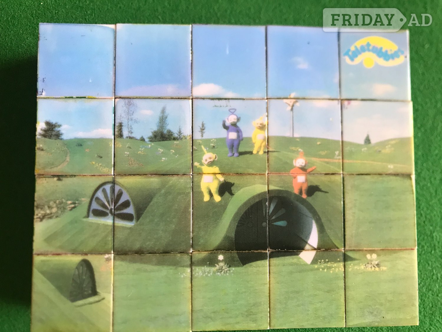 Rare, Vintage Teletubbies Picture Cube Blocks Puzzle - Baby & Kids in Worthing